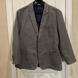 Goodthreads men’s Grey slim fit twill blazer XL